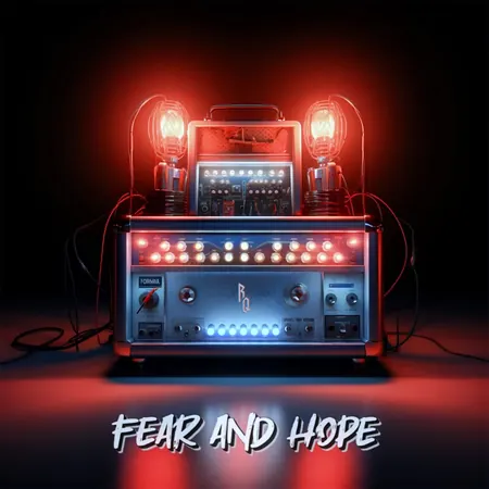 Cover Fear And Hope: ein leuchtender Röhrenverstärker