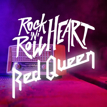 Cover Rock 'n' Roll Heart: Schriftzug vor einem alten Radio in violettem Licht